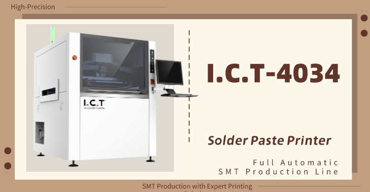 SMT Stencil Printer I.C.T-4034