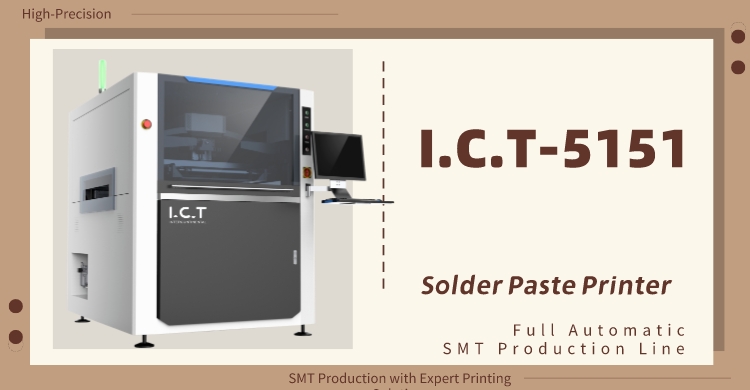 PCB Solder Paste Printer I.C.T-5151