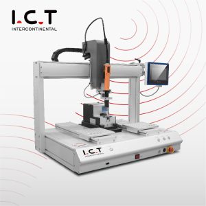 I.C.T-SR530 Automatic Dip PCB Soldering Robot Machine
