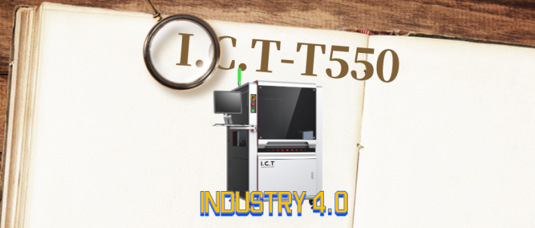 Enhancing SMT PCB Coating machine with I.C.T-T550: A Step into Industry 4.0