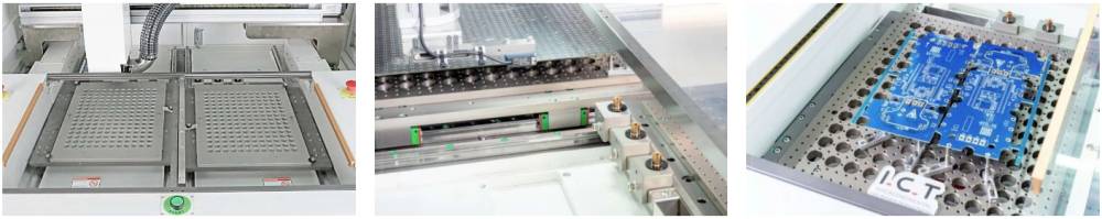 PCB Router Machine for Precise Cutting I.C.T-5700M 8 Platform System