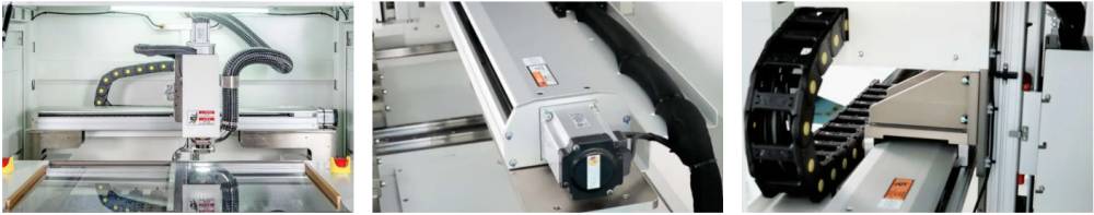PCB Router Machine for Precise Cutting I.C.T-5700M 6 Transmission System