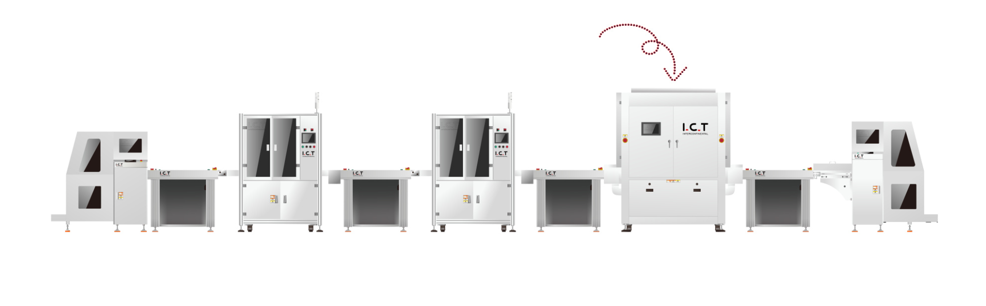 Dispensing Line SMT Machine Line Solution