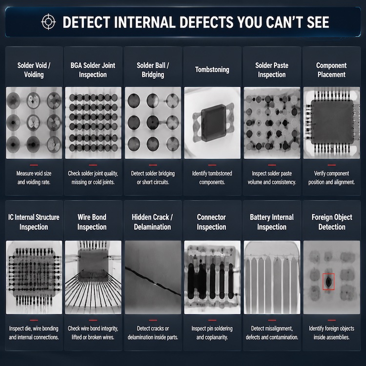 X-ray Detect Internal Defects X-ray Detect Internal Defects